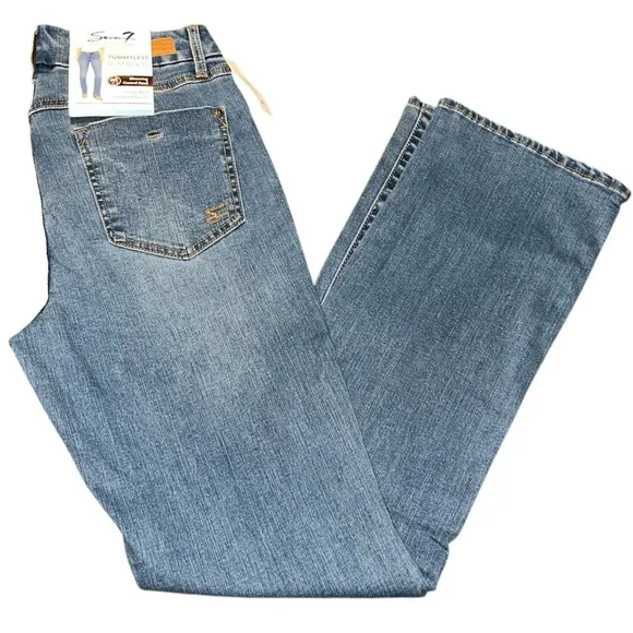 Seven7•Tummyless High Rise Slim Bootcut