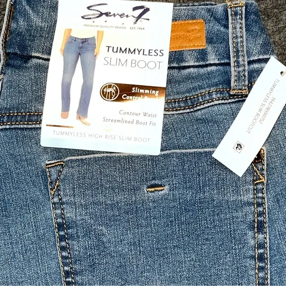 Seven7•Tummyless High Rise Slim Bootcut