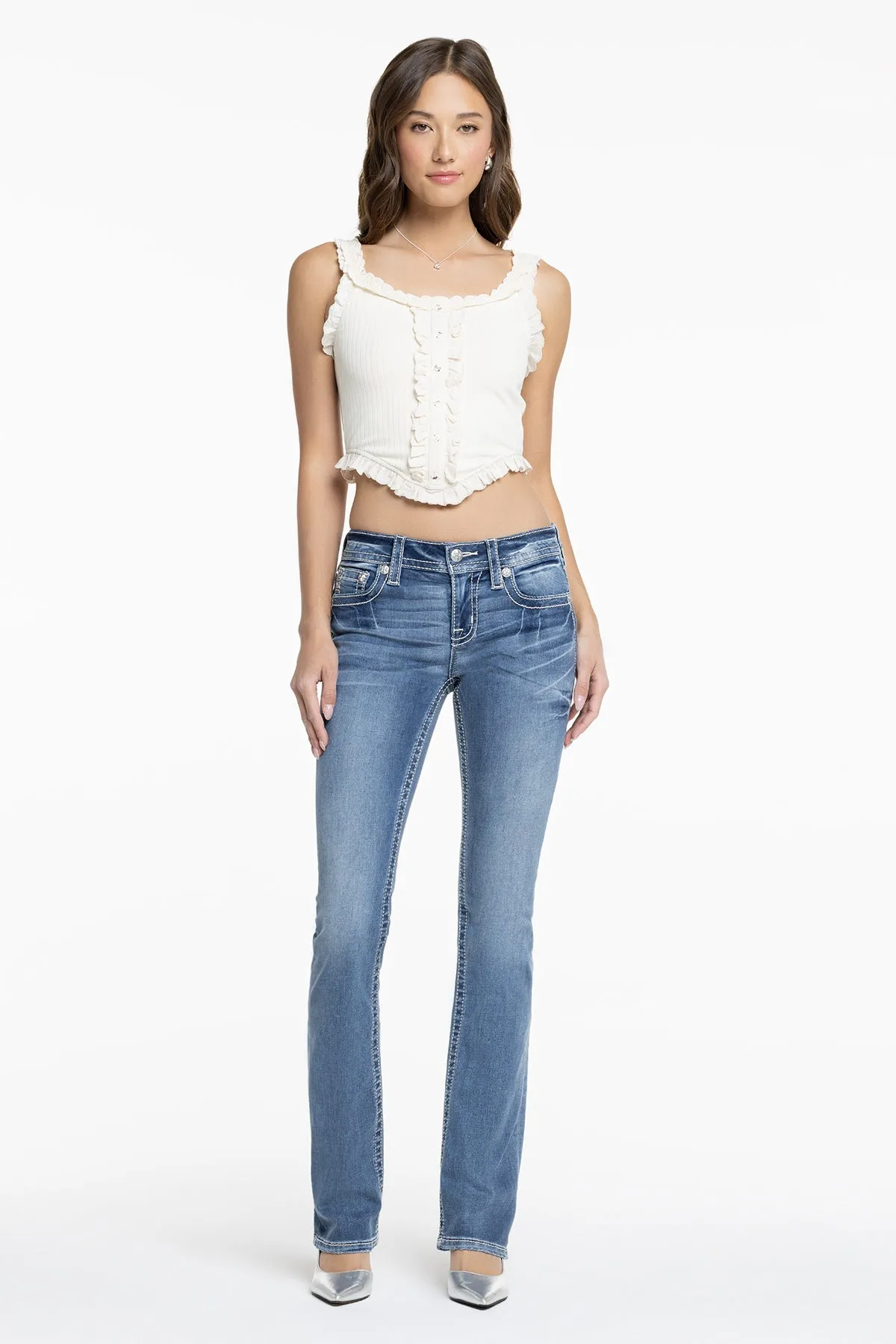 Shelly Fleur Bootcut Jeans