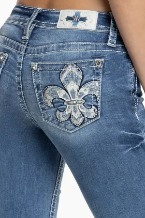 Shelly Fleur Bootcut Jeans