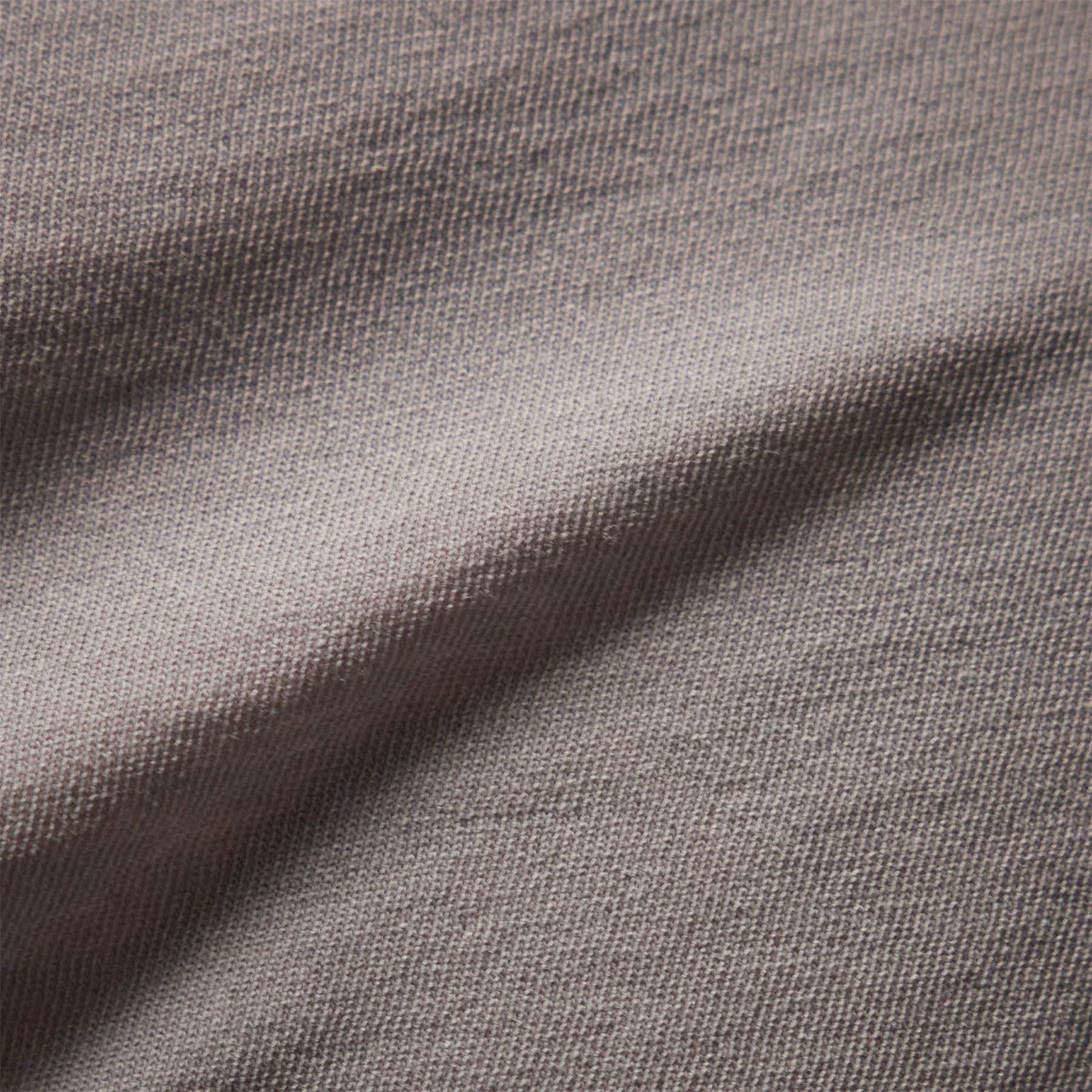 Shirttail Hem Crew - Silver Grey Pigment