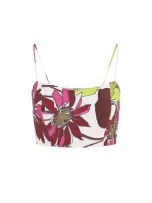 Silvia Tcherassi Trini Top in Botanical Multifloral