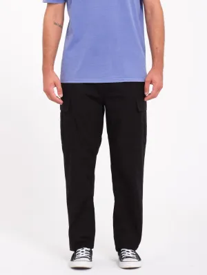 Strange Tripper Tapered Cargohose - Black