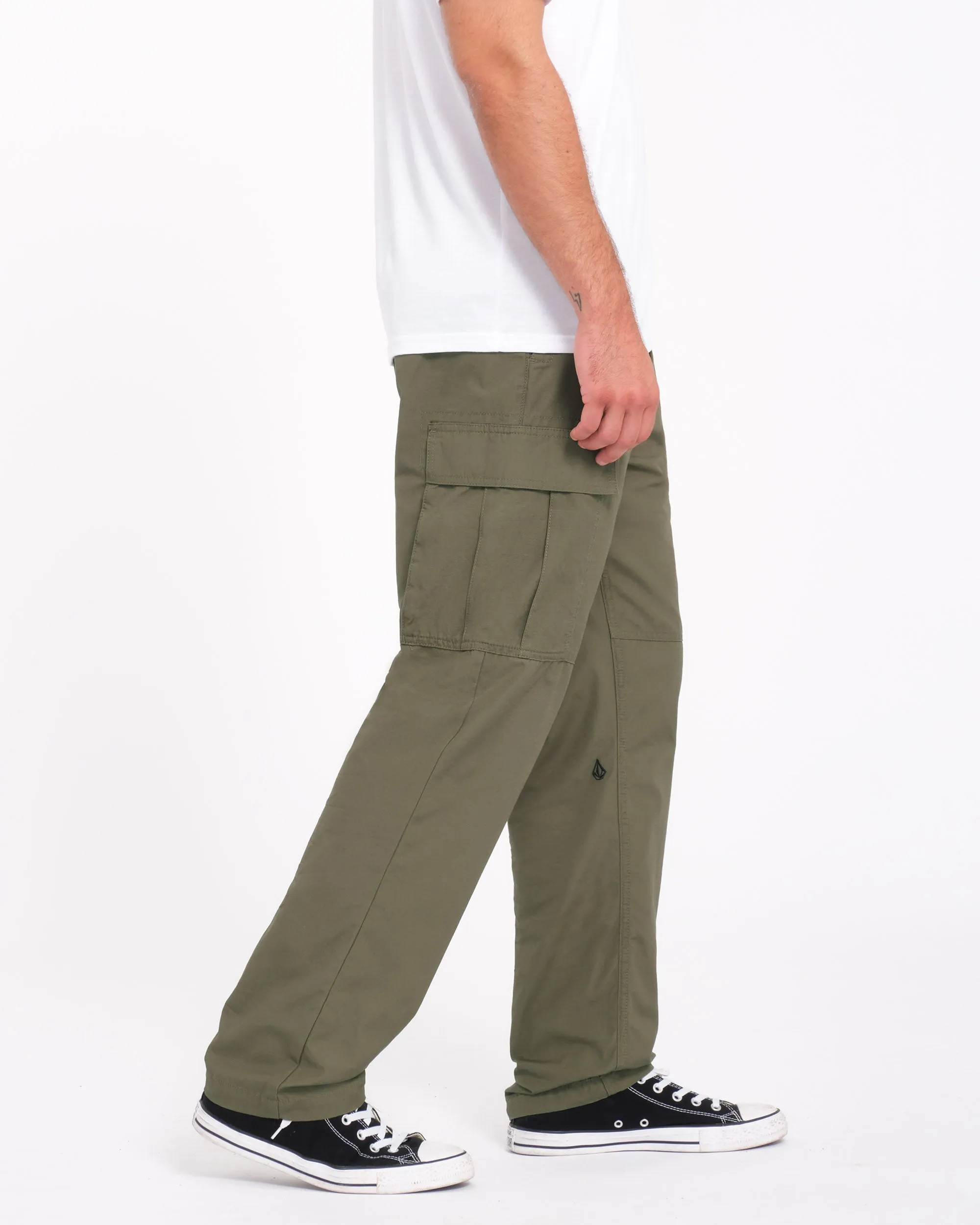 Strange Tripper Tapered Cargohose - Wintermoss