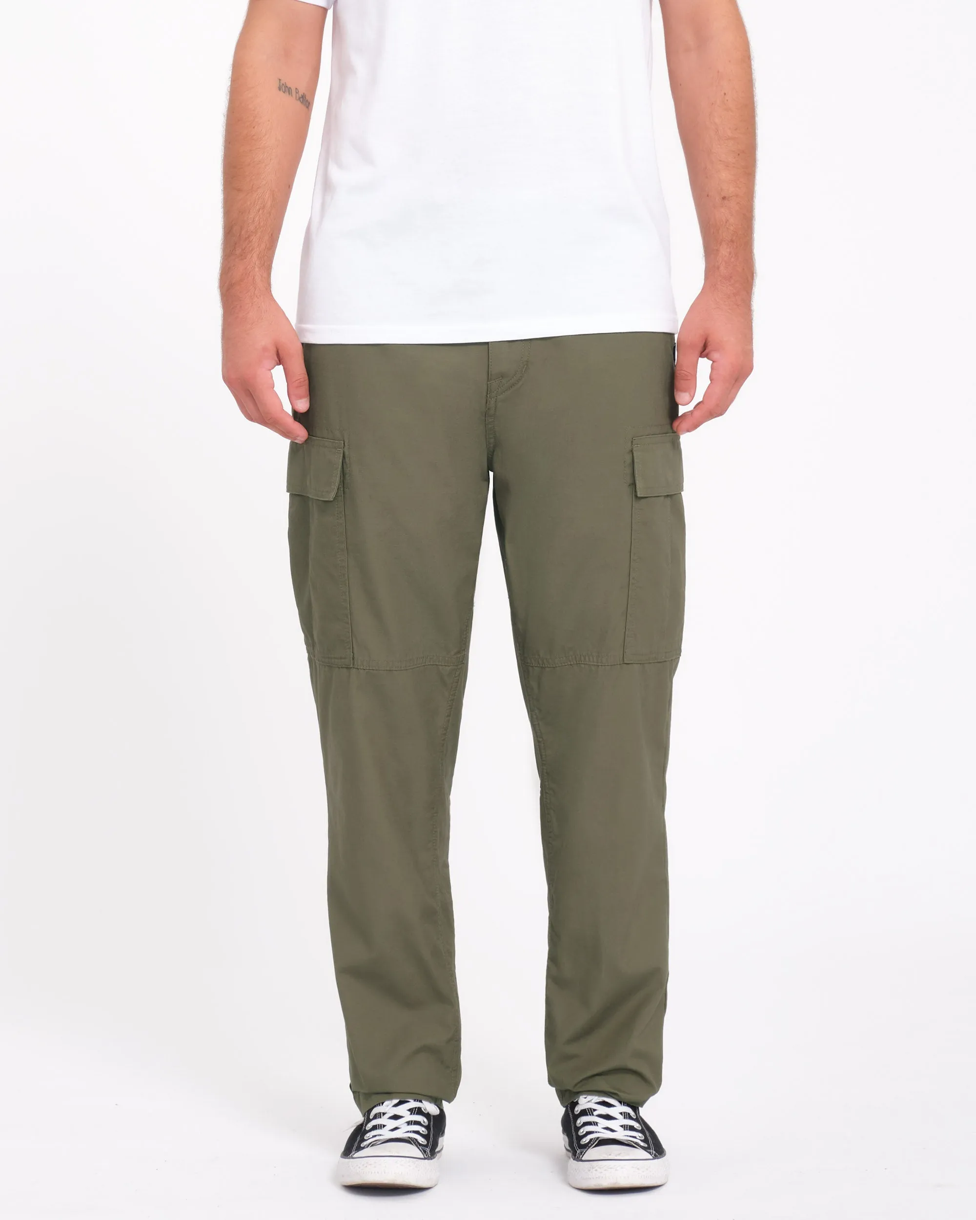 Strange Tripper Tapered Cargohose - Wintermoss
