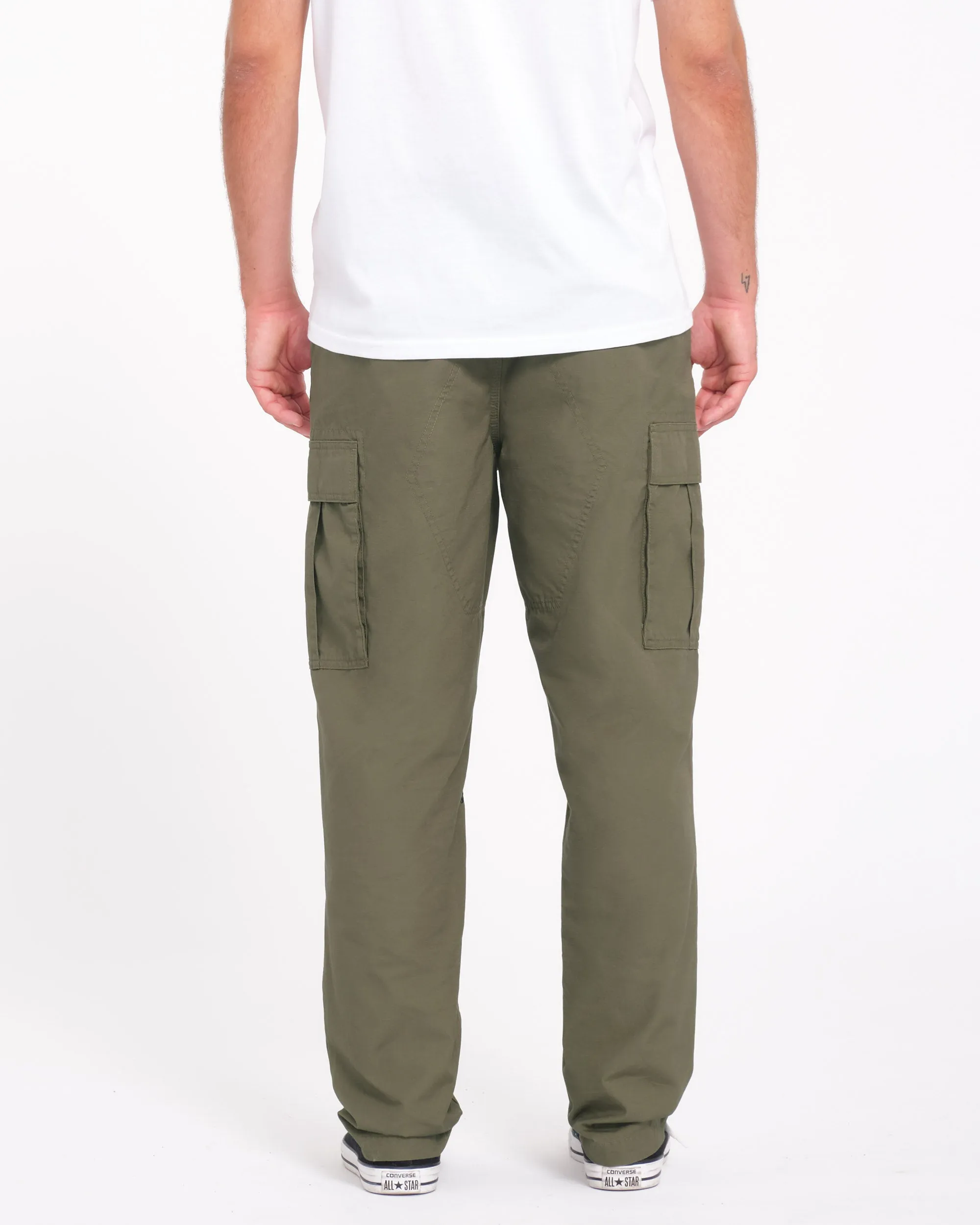 Strange Tripper Tapered Cargohose - Wintermoss
