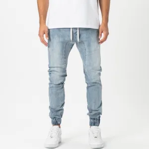 Sureshot Denim Jogger Mid Blue