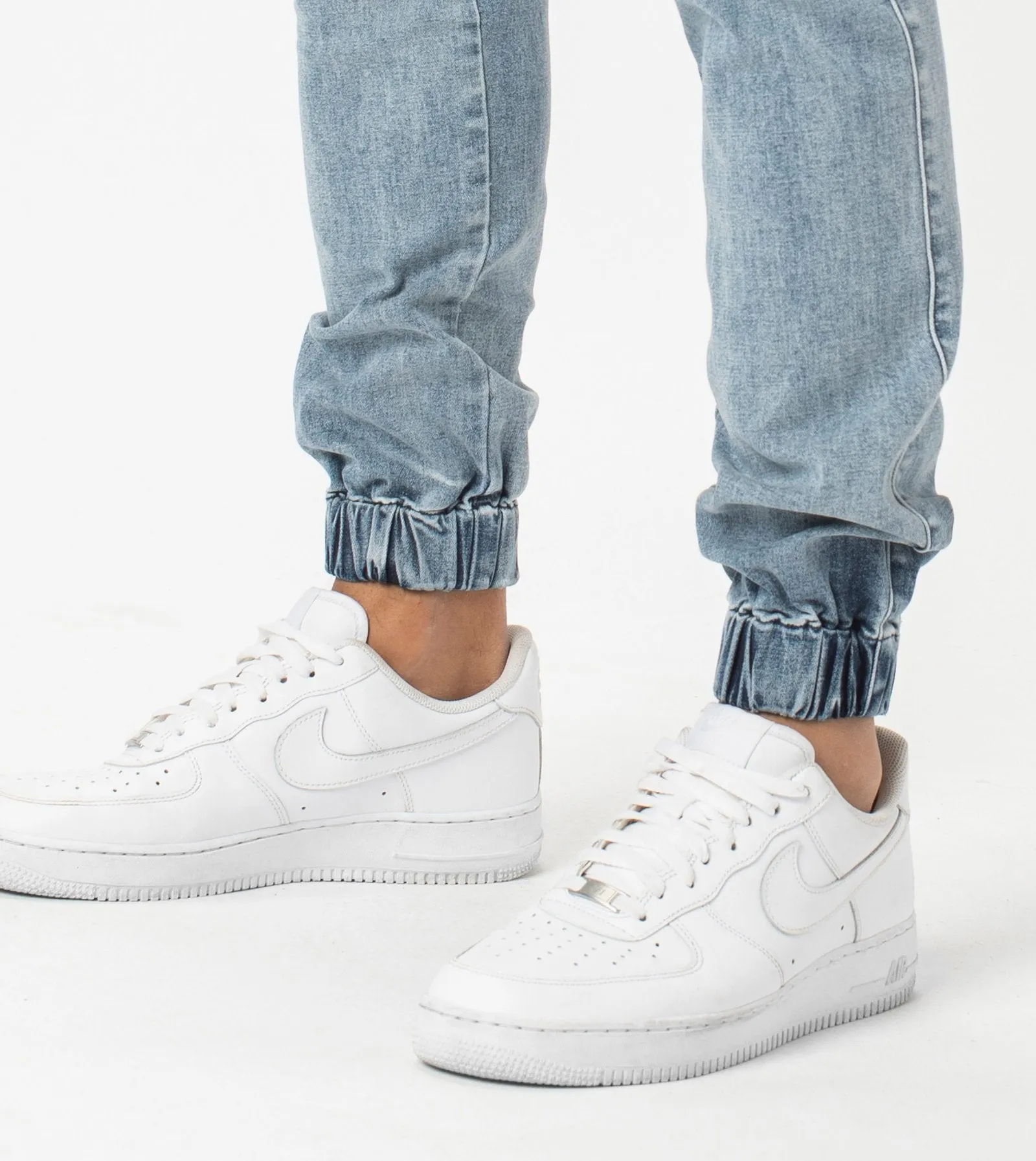 Sureshot Denim Jogger Mid Blue