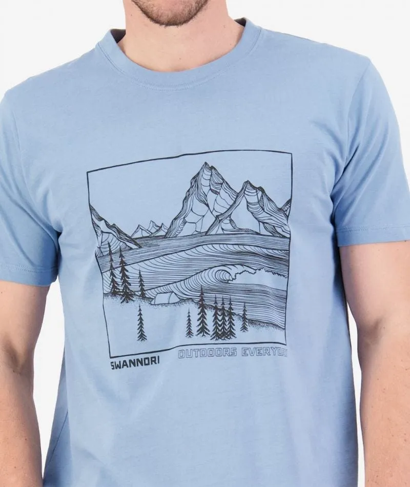 Swanndri Fiordland Print Tee