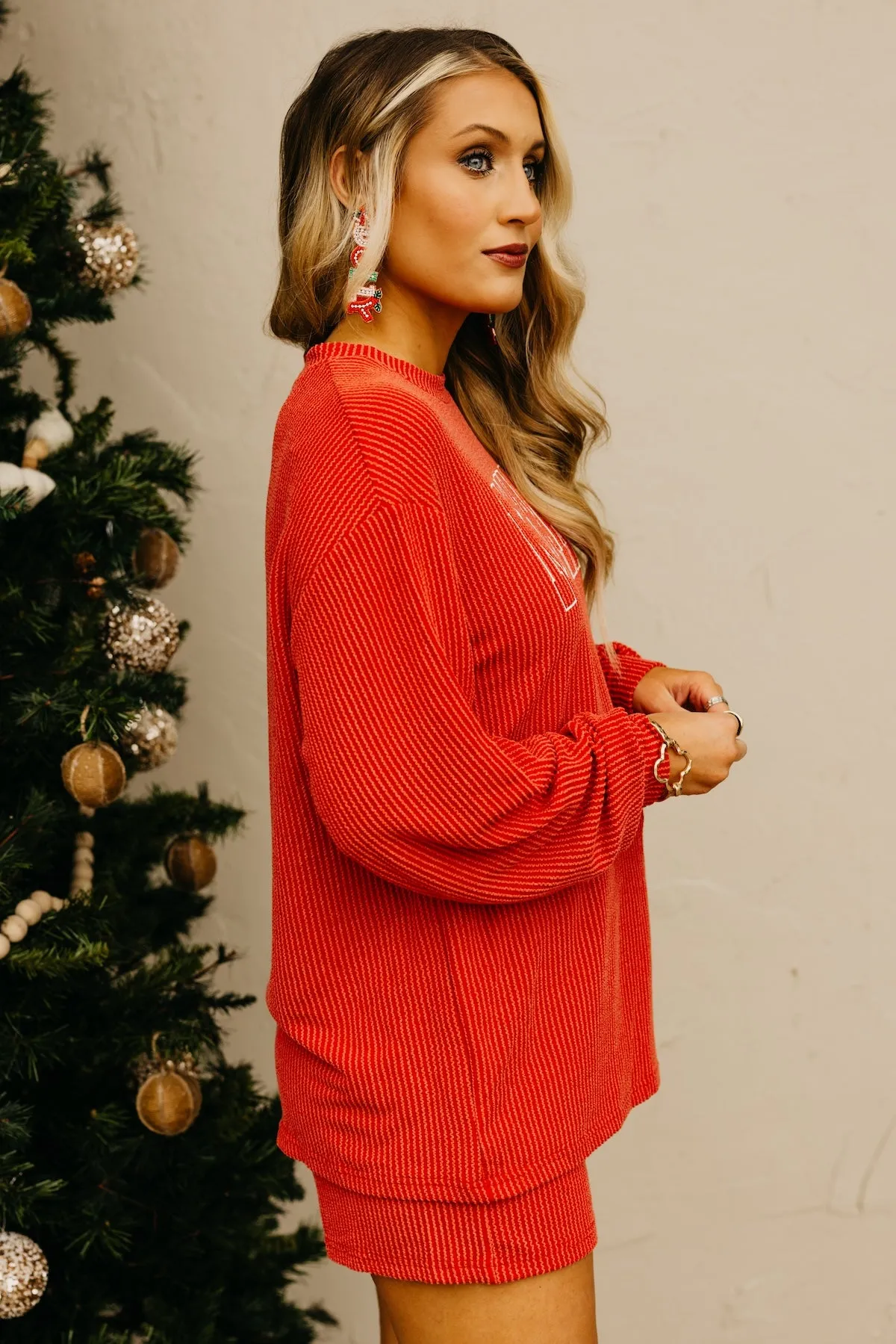 The Merry Graphic Shorts Set