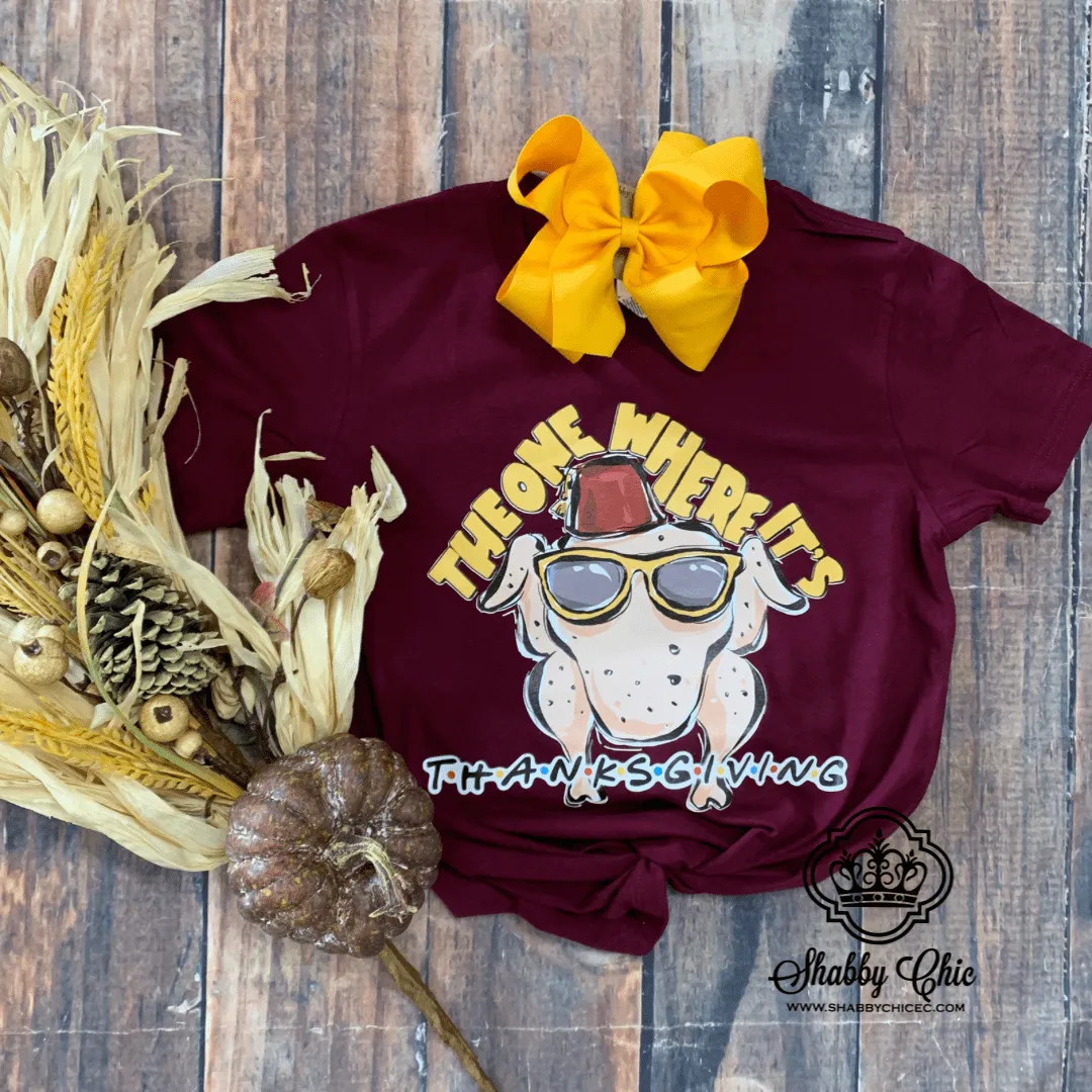 The One Where It’s Thanksgiving Tee- Youth