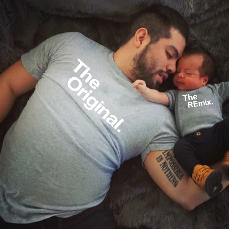 The Original Remix Daddy & Me Family Shirts