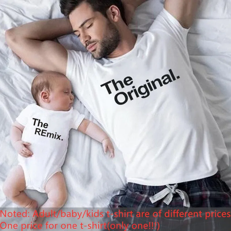 The Original Remix Daddy & Me Family Shirts