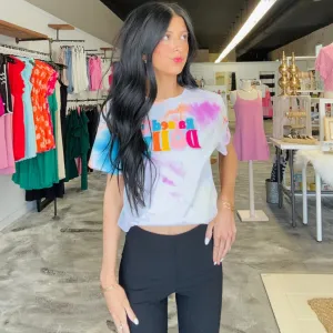 Tie Dye Queen Dolly Tee Shirt
