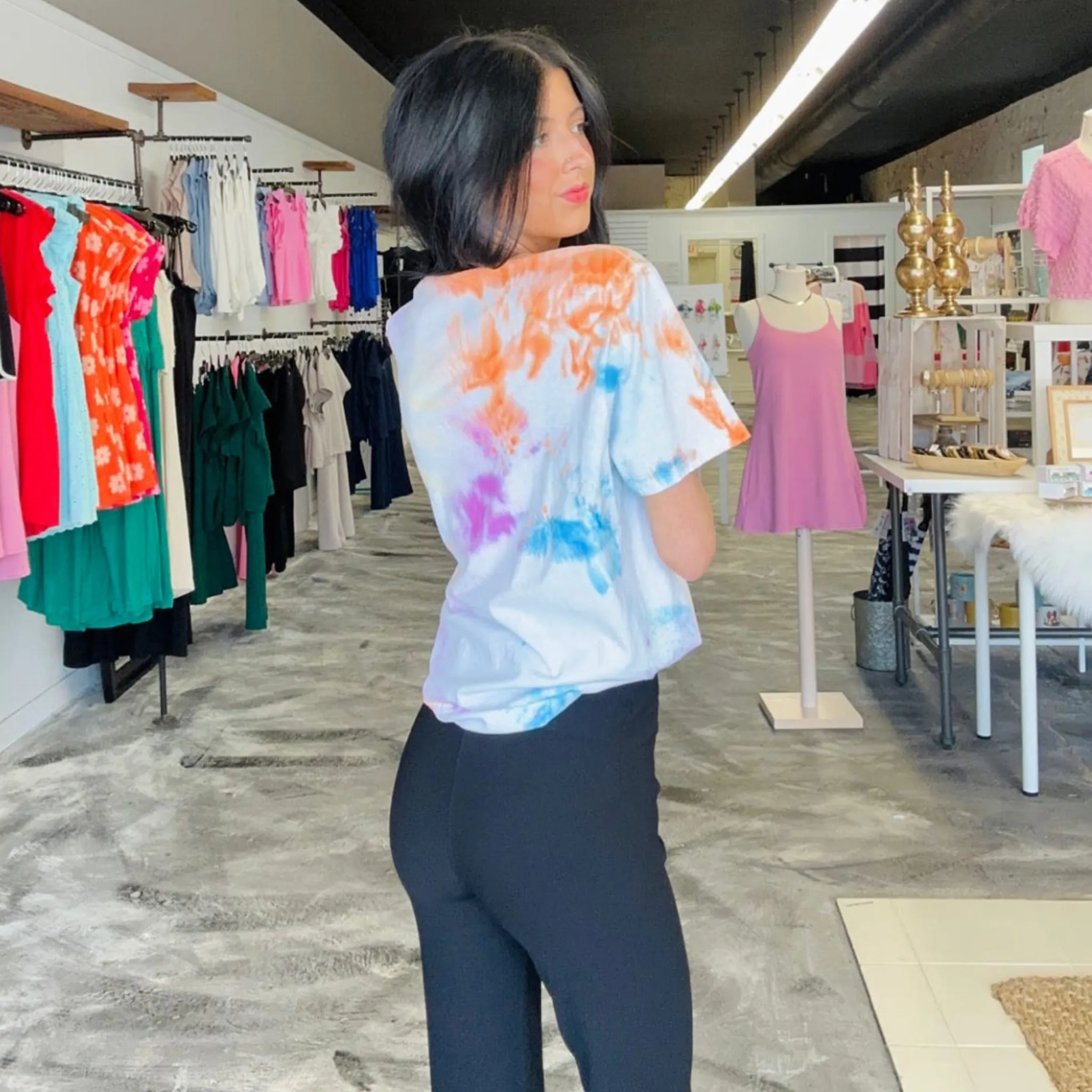 Tie Dye Queen Dolly Tee Shirt