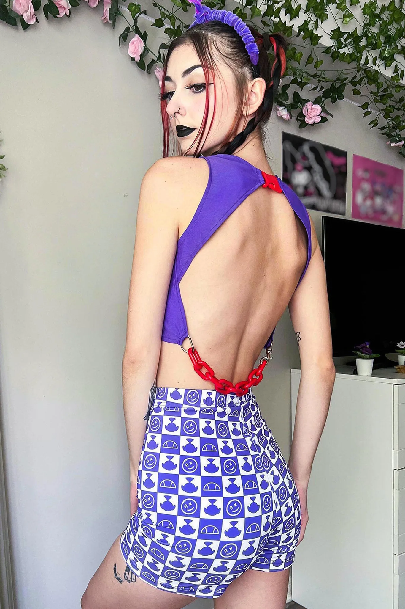 Tinky Winky Chain Crop Top