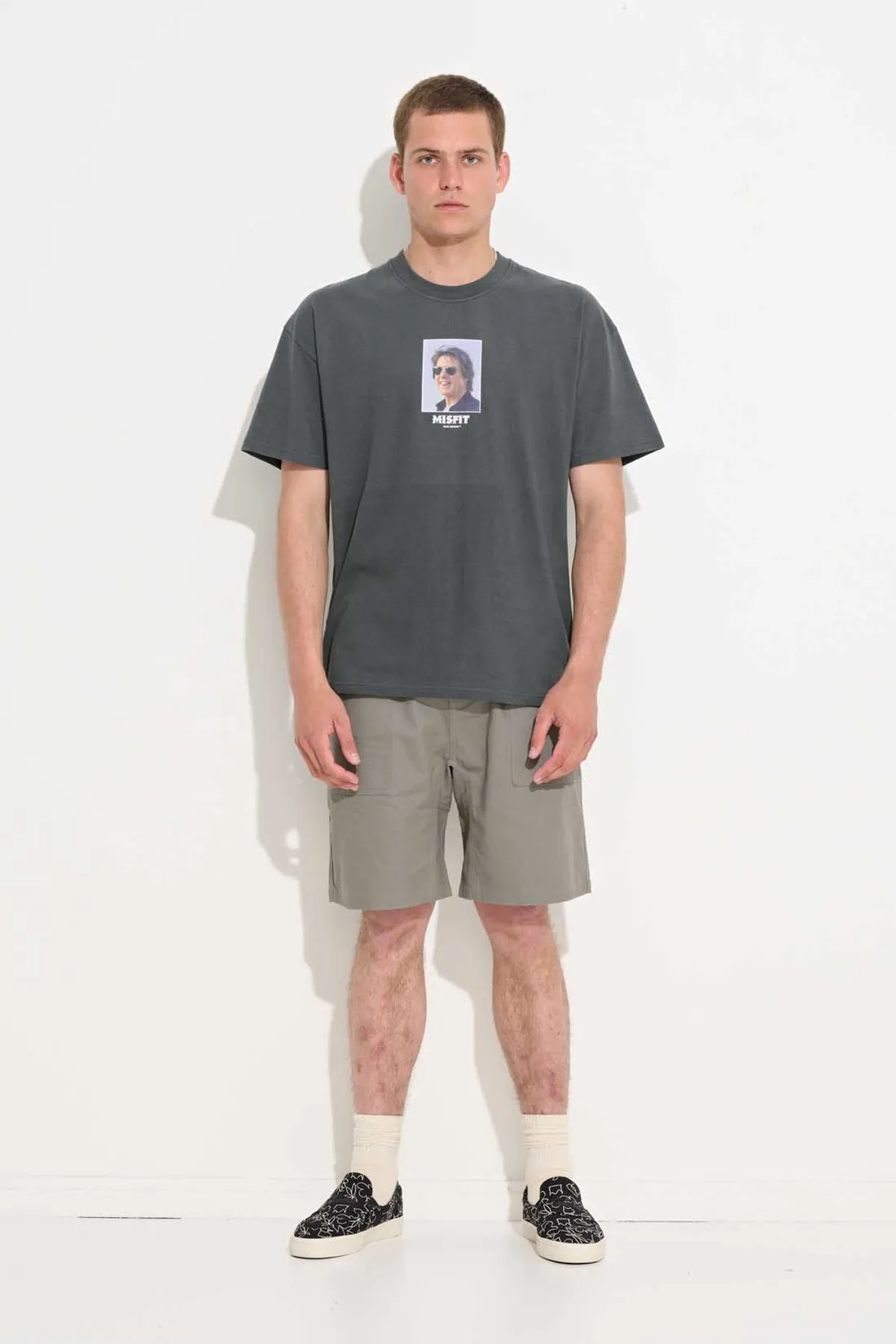 TOM GUN SS TEE - PIGMENT PETROL