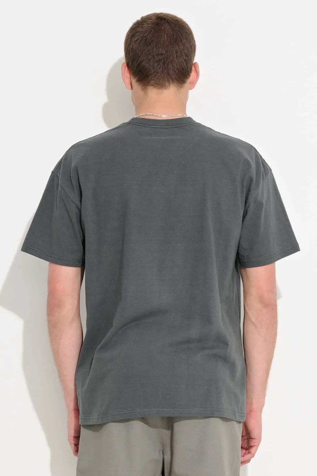 TOM GUN SS TEE - PIGMENT PETROL