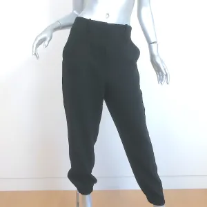 Veronica Beard Jogger Pants Black Crepe Size 10