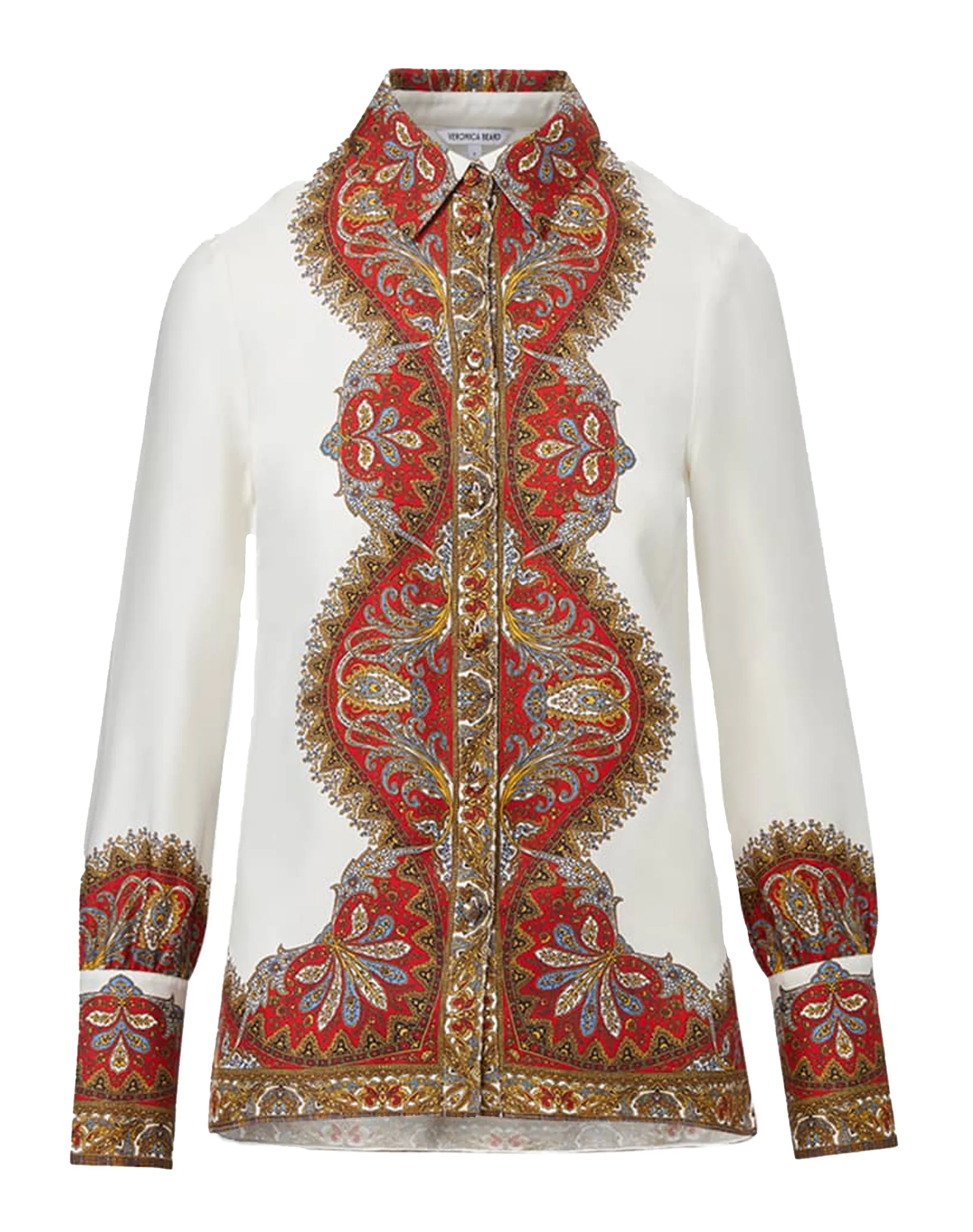 Veronica Beard Maryam Paisley Top