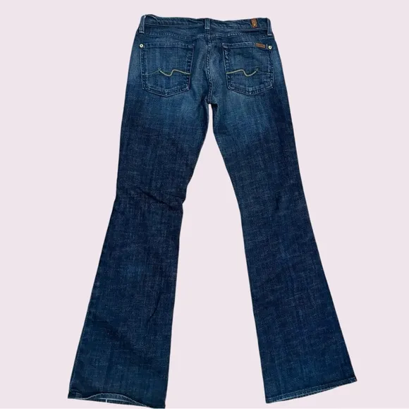 Vintage 2000’s 7 for All Mankind Low Rose Bootcut Jeans
