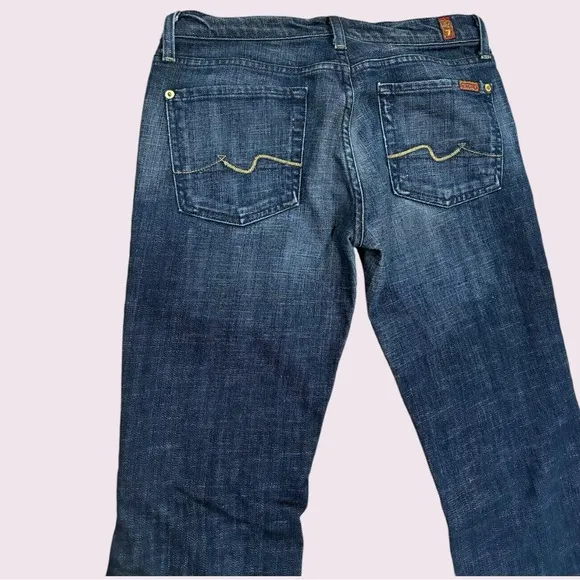 Vintage 2000’s 7 for All Mankind Low Rose Bootcut Jeans