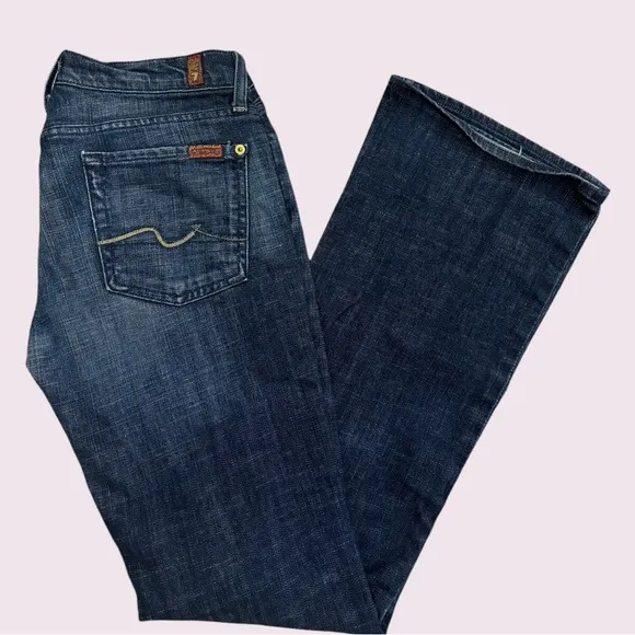 Vintage 2000’s 7 for All Mankind Low Rose Bootcut Jeans