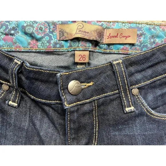 Vintage Paige Laurel Canyon Bootcut Jeans Size 26