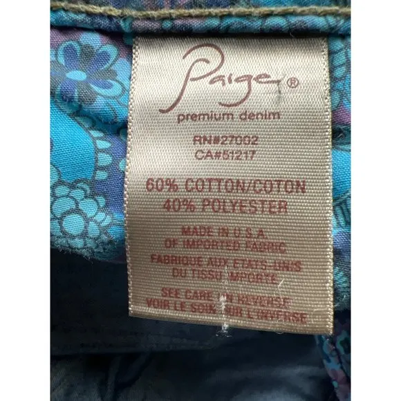 Vintage Paige Laurel Canyon Bootcut Jeans Size 26