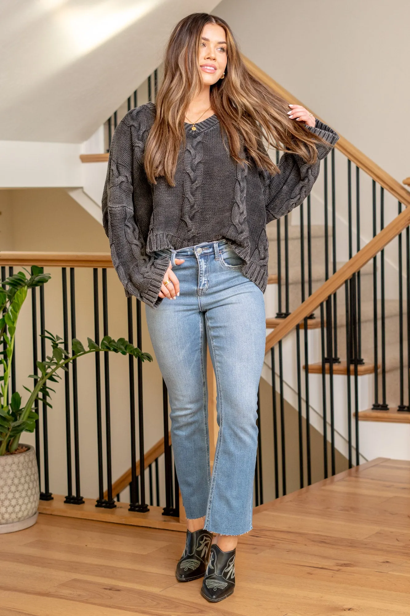 Waiting High Rise Kick Flare Regular & Plus Sizes