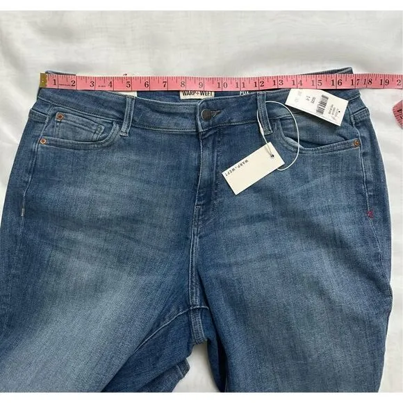 Warp Weft Women’s PDX Bootcut Blue Jeans Size 14 Plus