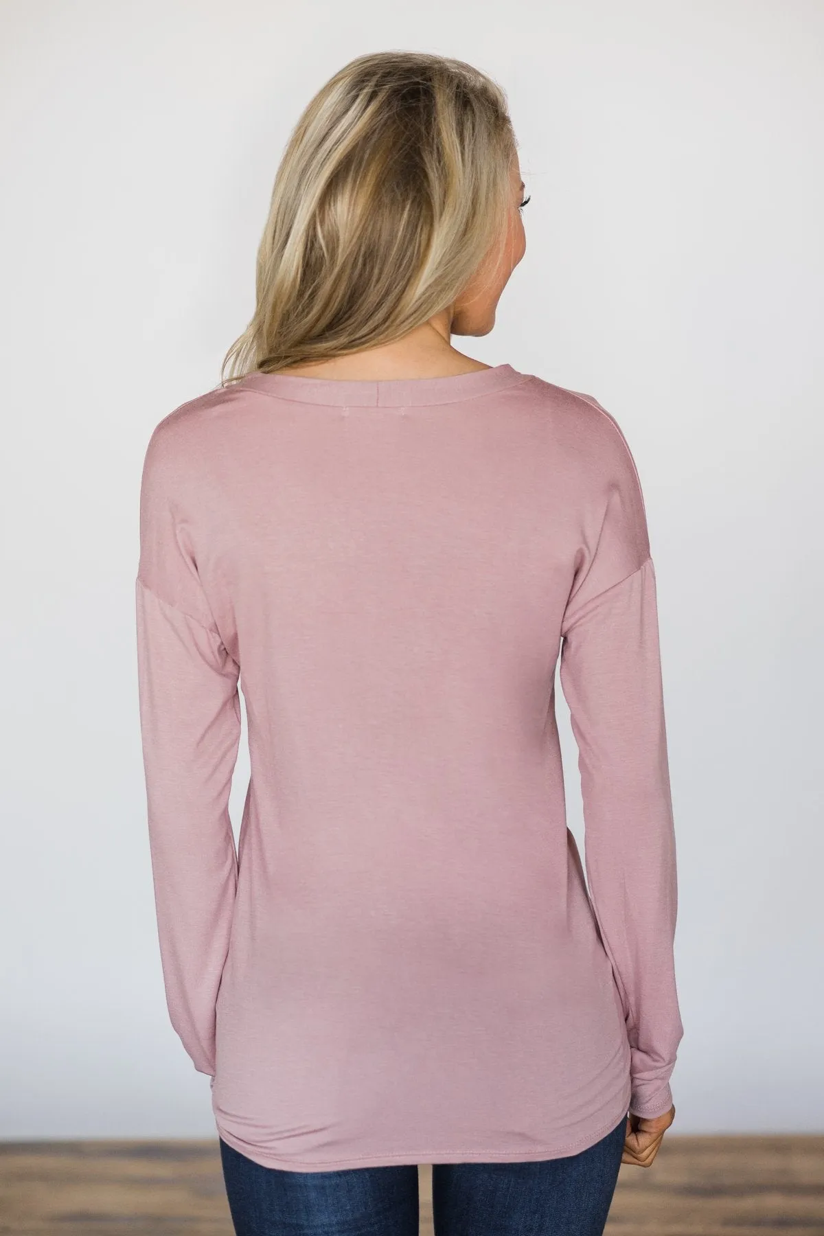 Weekend Comfort Blush Top