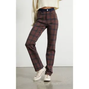 WeWoreWhat Plaid Colorblock Icon Jeans                                       535