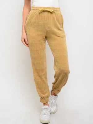 WOMEN'S ELASTIC WAIST JOGGER PANTS