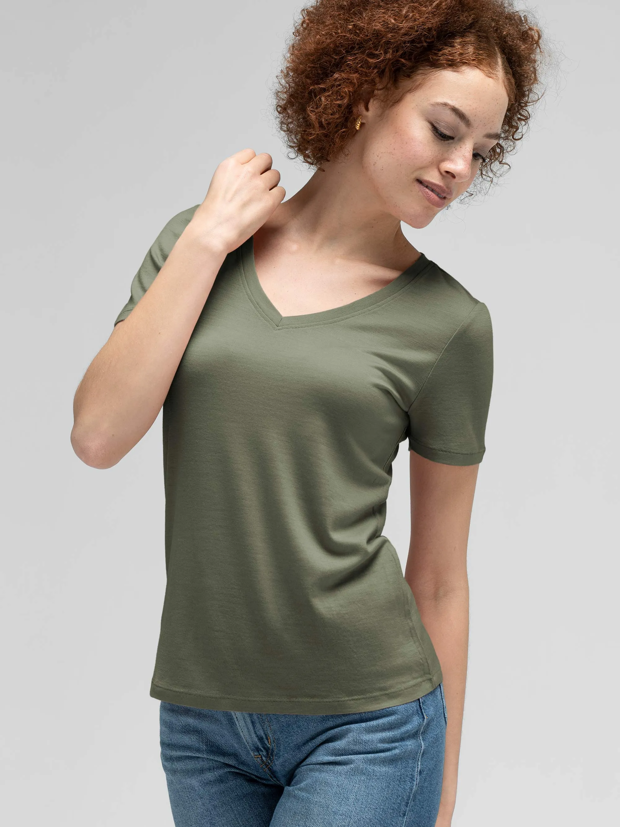 Women's Merino V-Neck T-Shirt