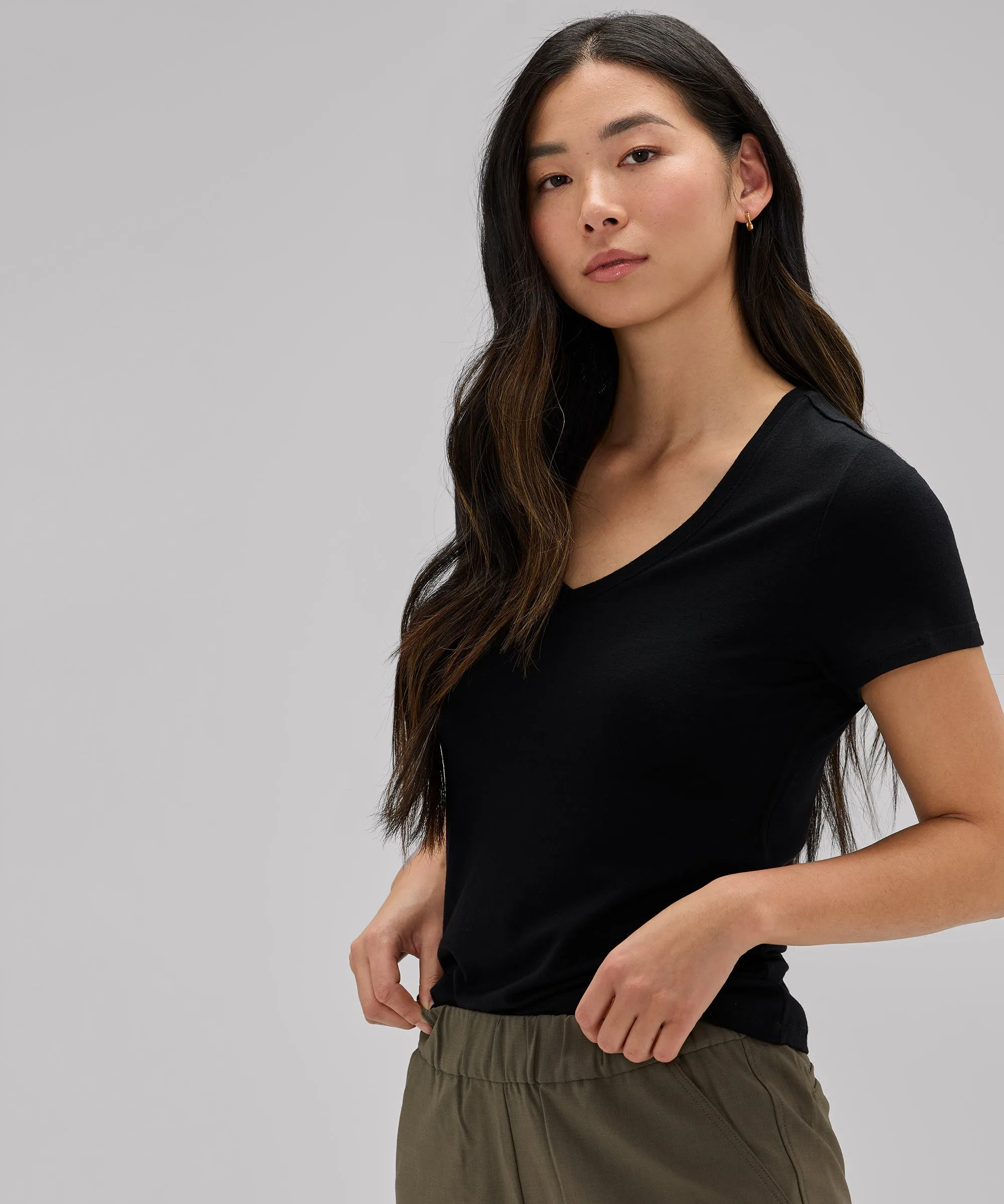 Women's Merino V-Neck T-Shirt