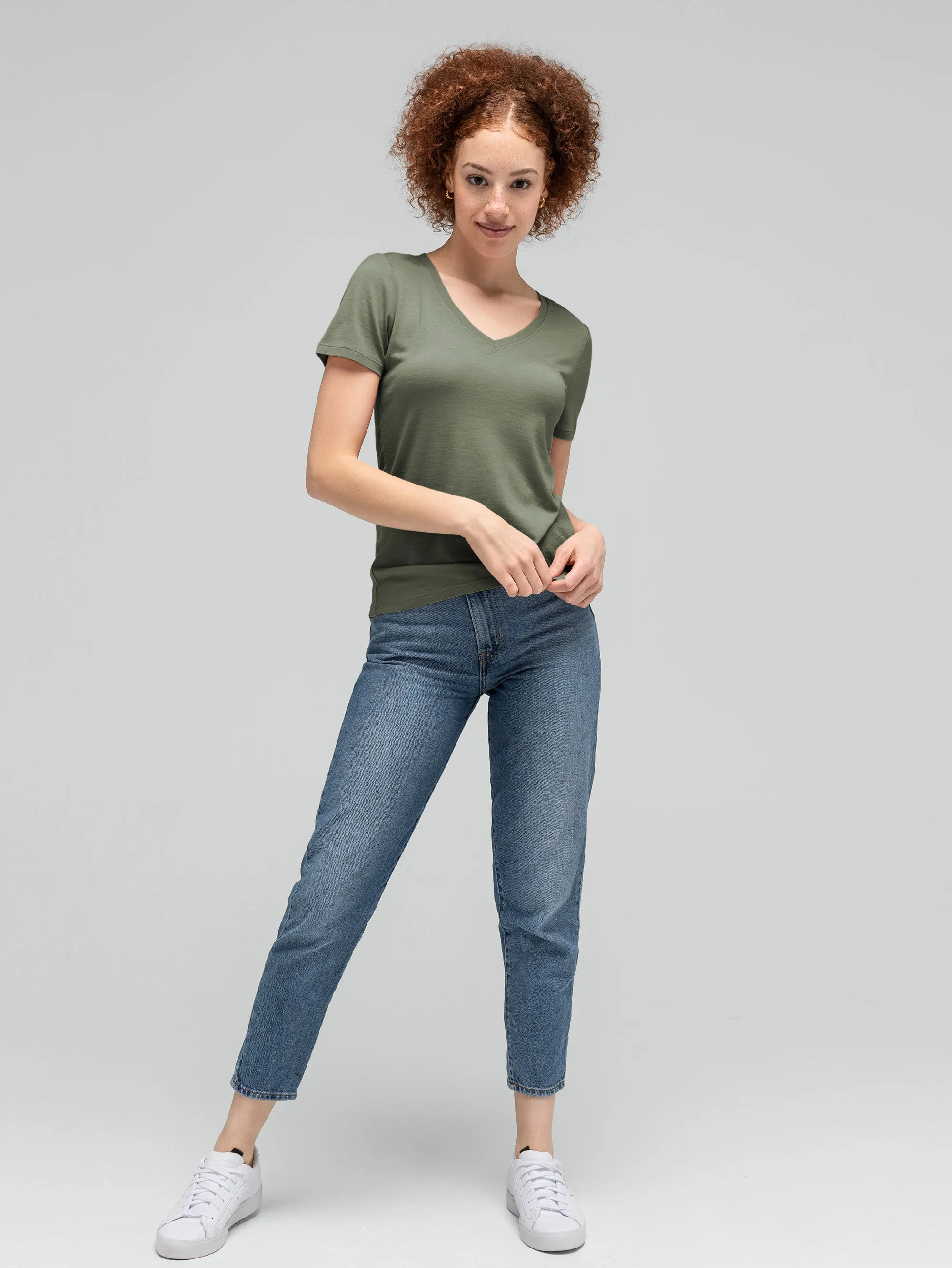 Women's Merino V-Neck T-Shirt