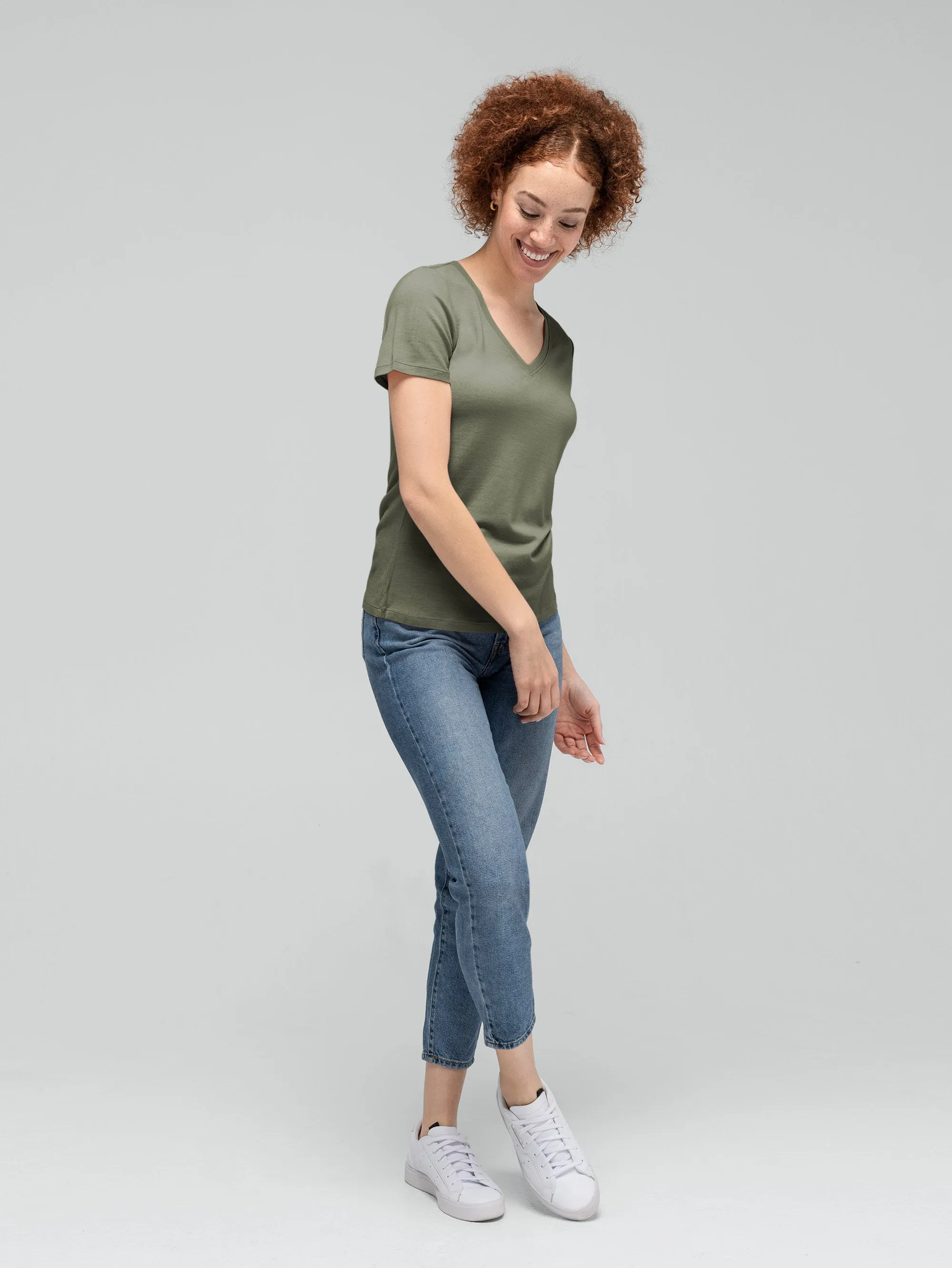 Women's Merino V-Neck T-Shirt