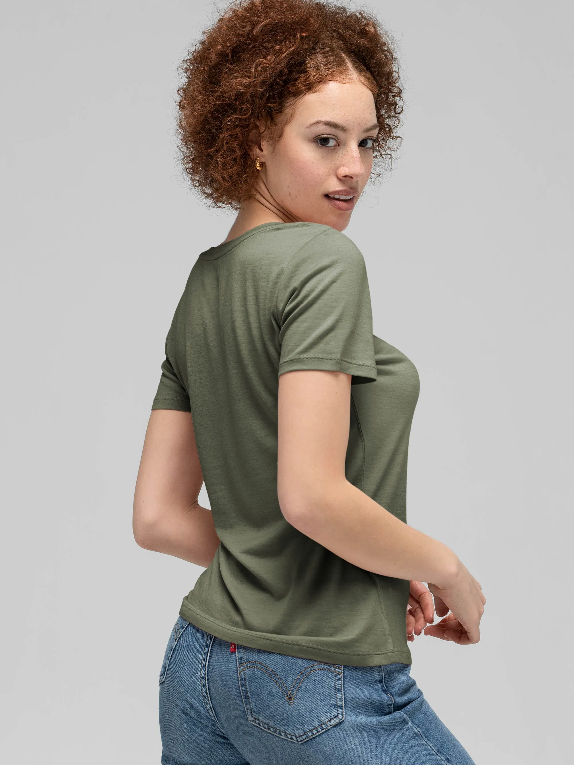 Women's Merino V-Neck T-Shirt