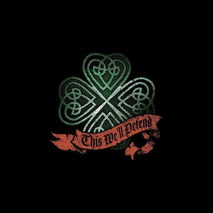 Women's This We'll Defend V-Neck - Irish Colors