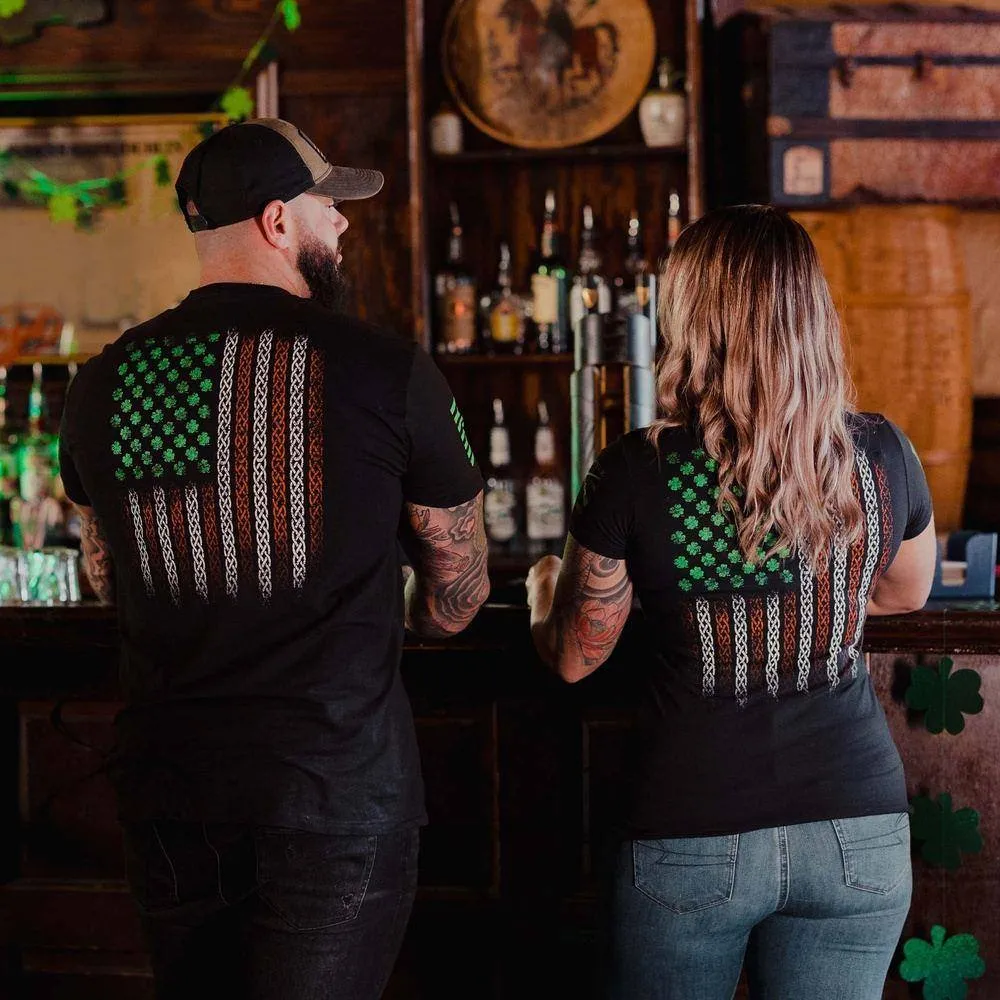 Women's This We'll Defend V-Neck - Irish Colors