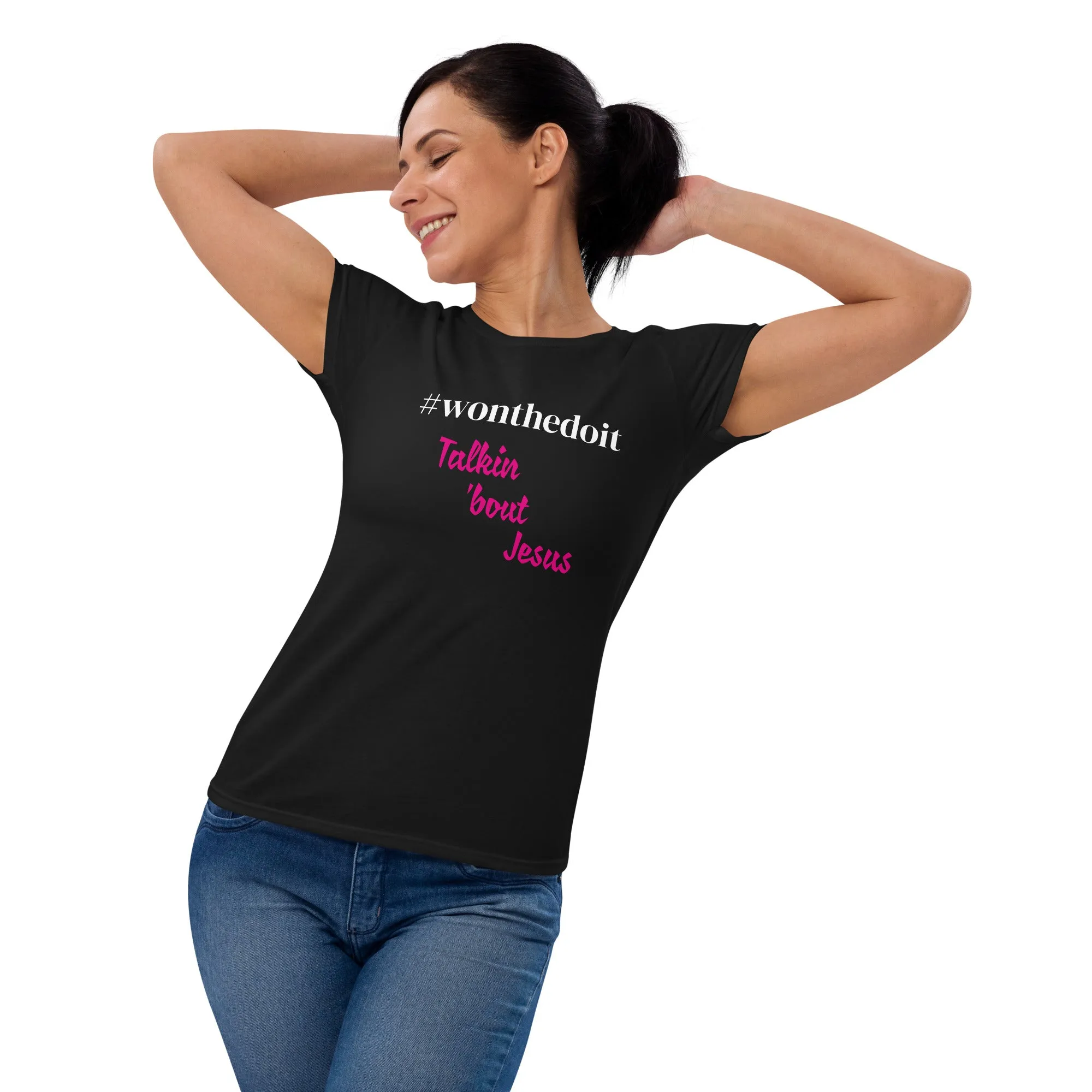 Wont He Do It Signature Cotton Tee