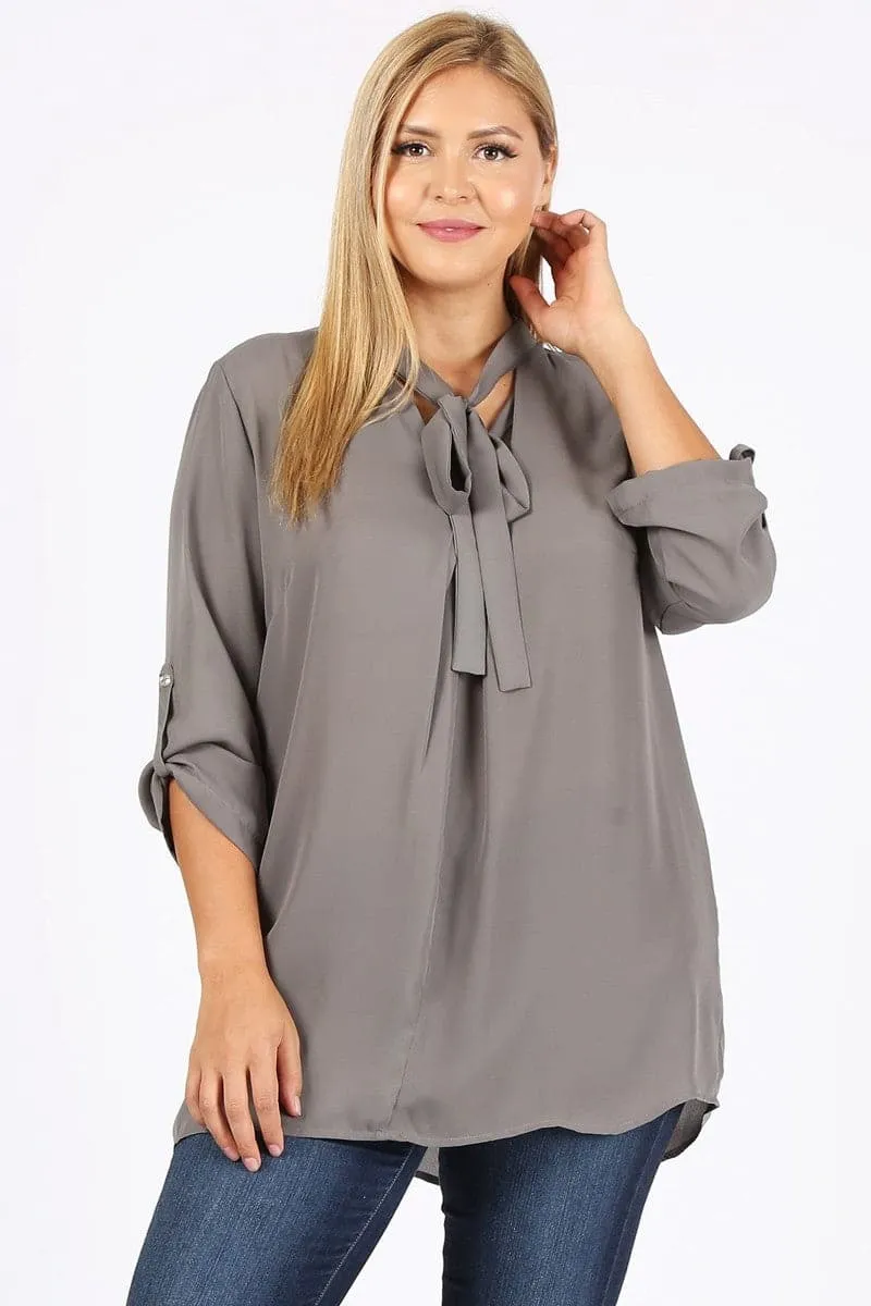 Wool Dobby Plus Top Gray - Pack of 6