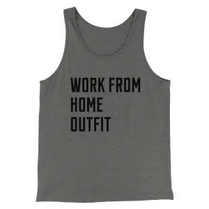 Work From Home Outfit Men/Unisex Tank Top