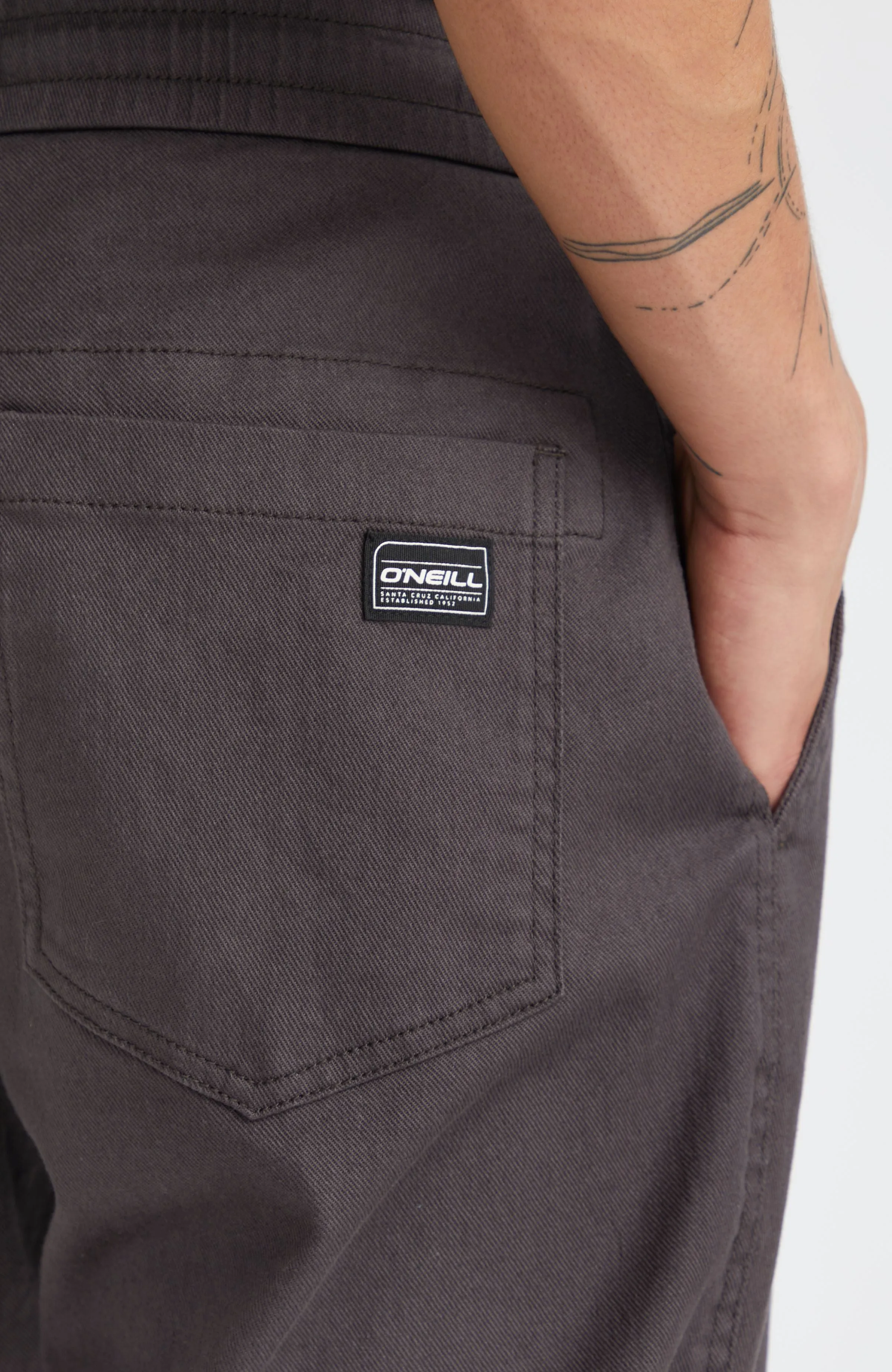 Woven Chino-Jogginghose | Raven