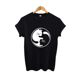 YinYang Cat T Shirt