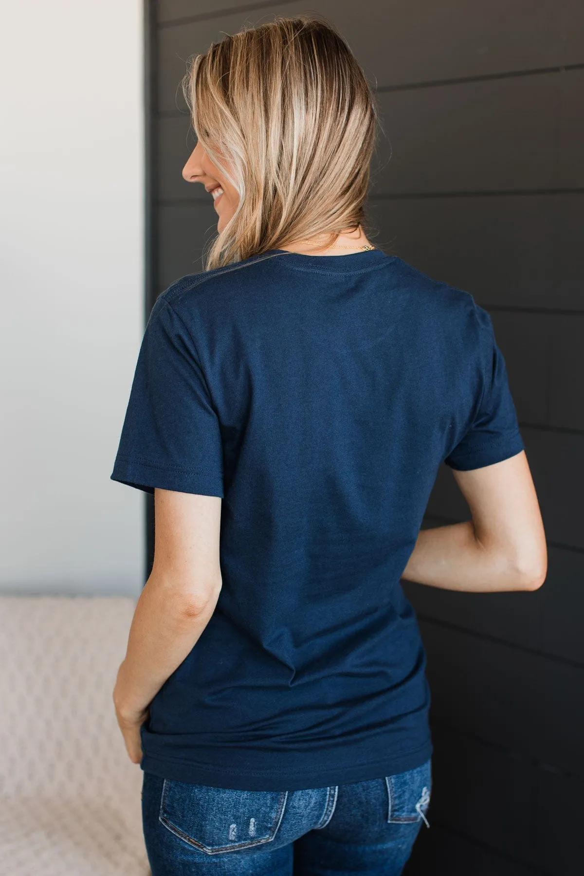 Yosemite National Park Graphic Tee- Navy