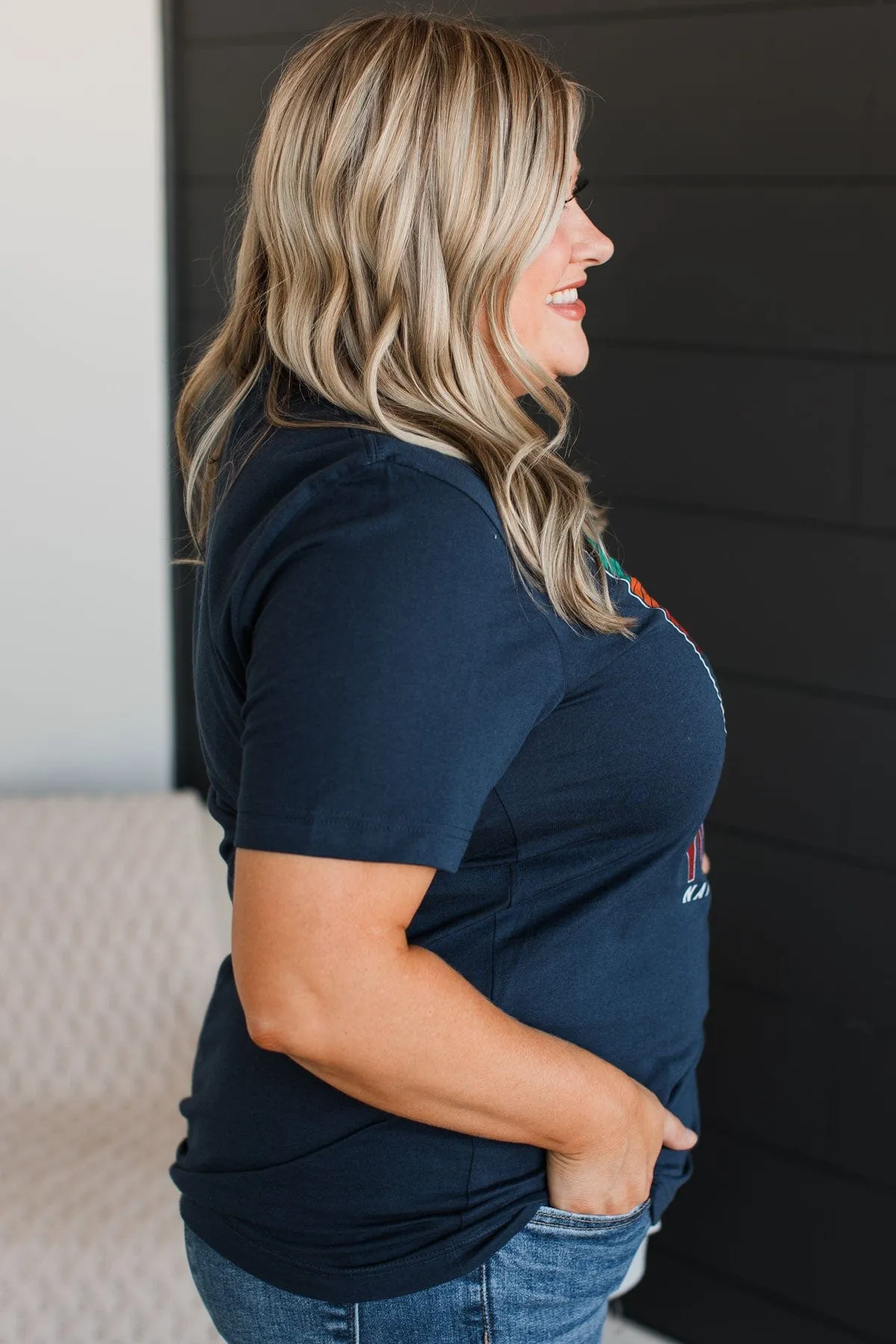 Yosemite National Park Graphic Tee- Navy
